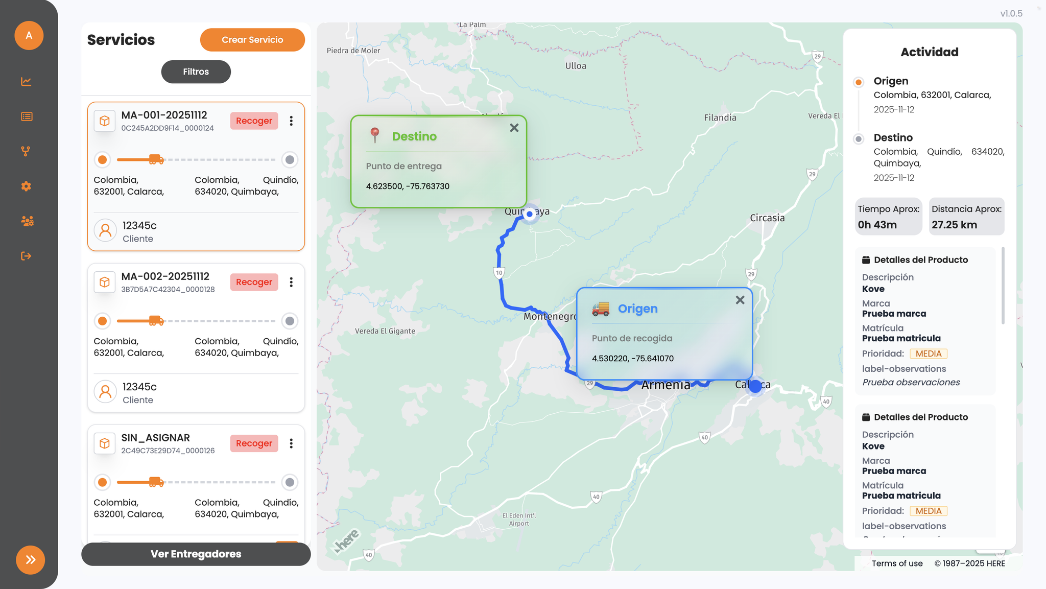 Celuweb 2.0 Mapa de servicios