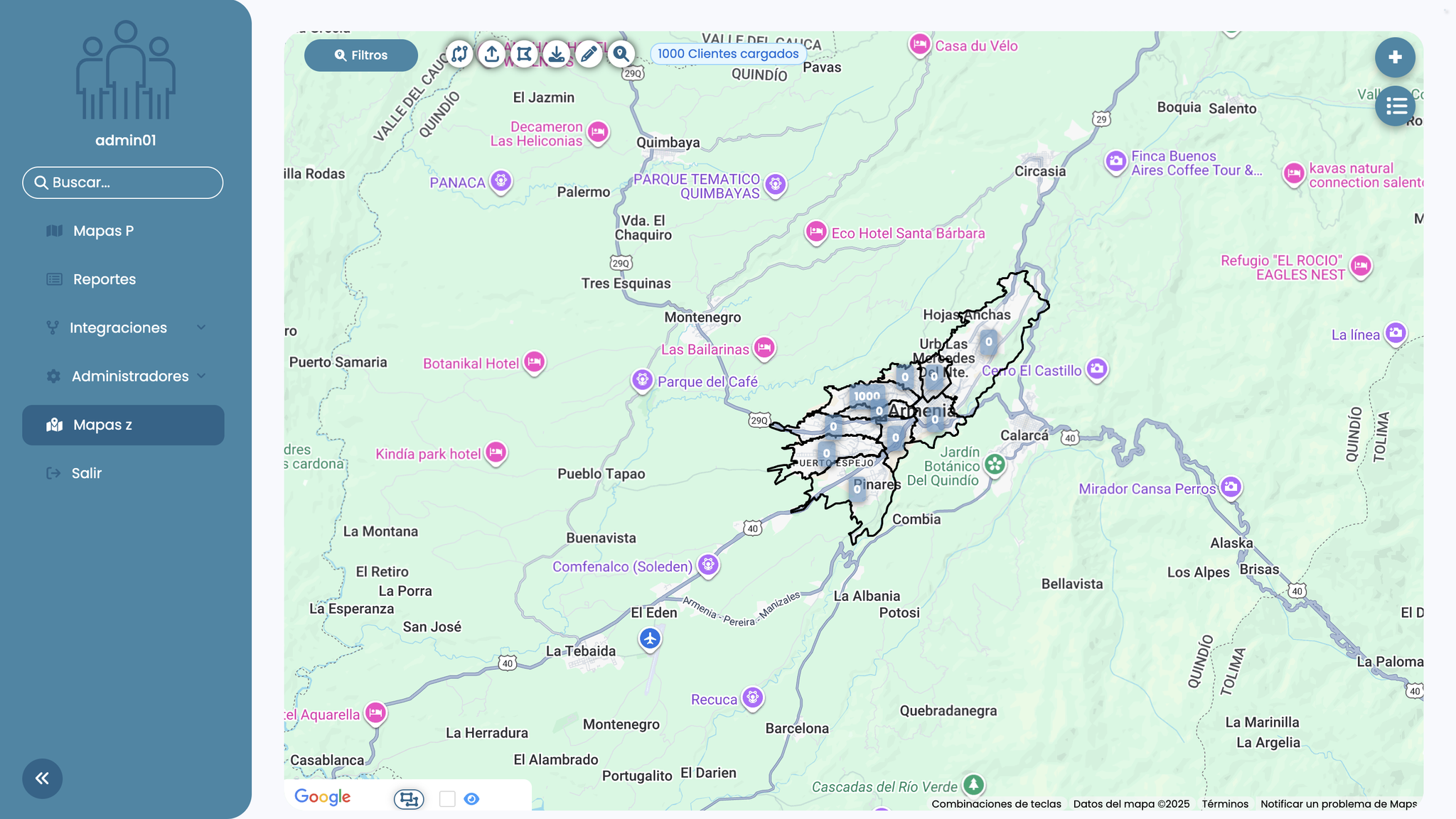 Celuweb 2.0 Mapa de zenzo