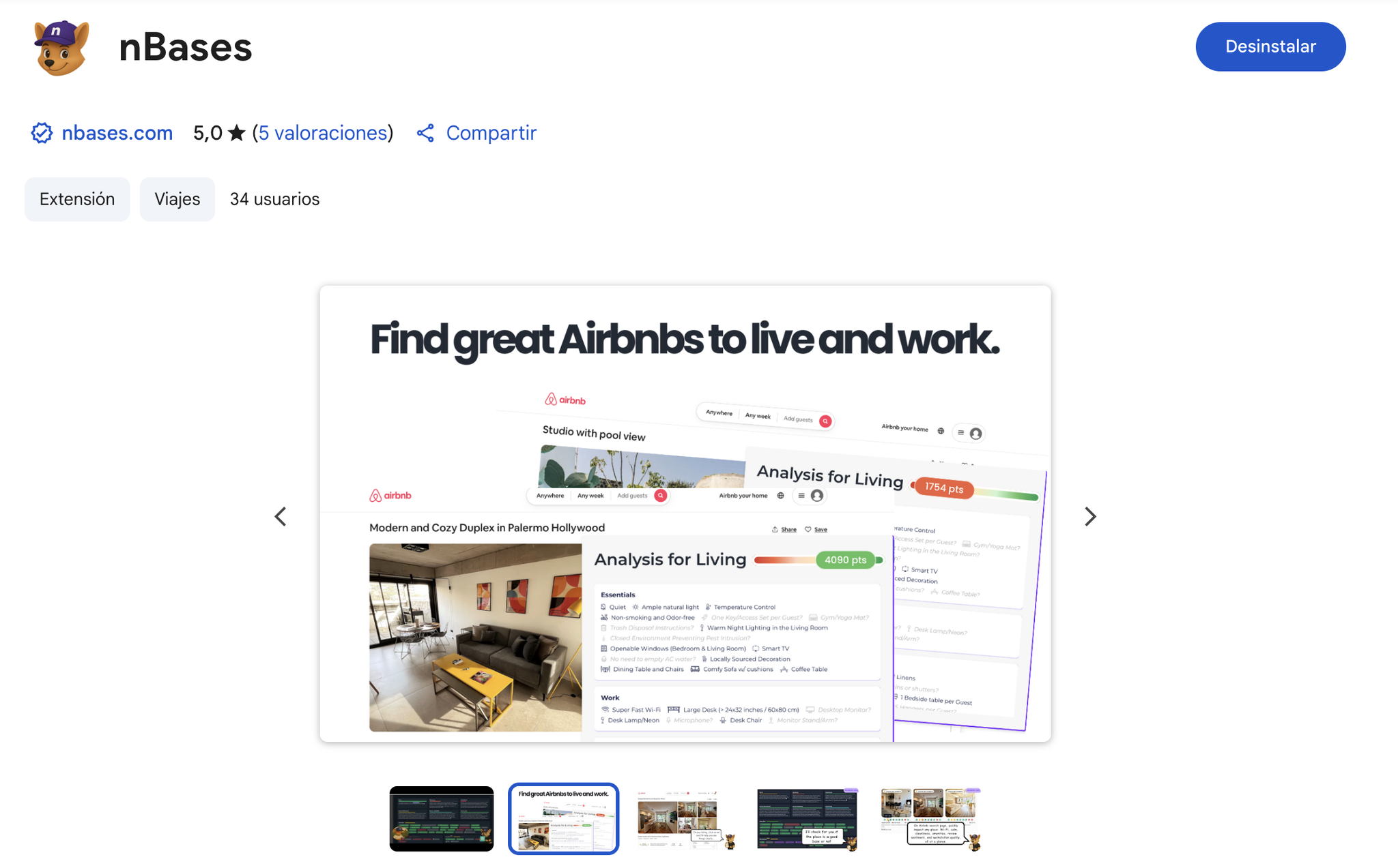 Nbases Extensión para Google Chrome